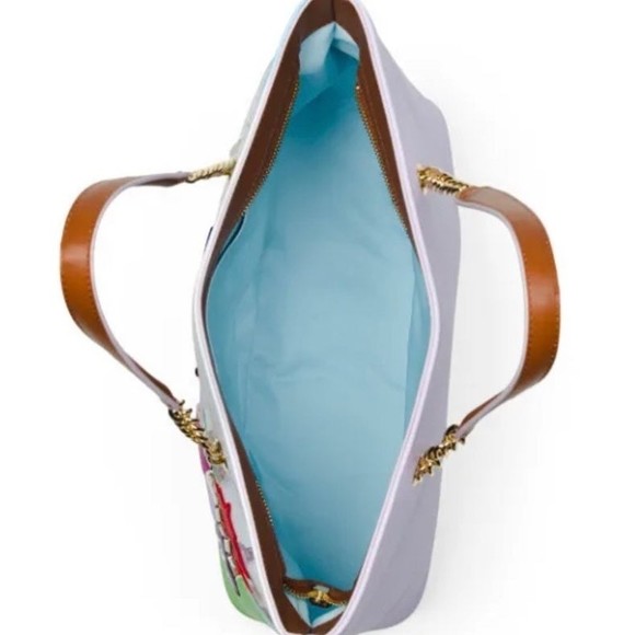 NEW •Rare•Braccalini Wonders Cruise Singapore Tote Purse Shoulder Bag - Picture 8 of 9